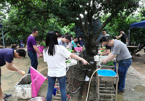 “挑战自我，凝聚力量，熔炼一流团队” 广东太阳GG检测户外拓展运动